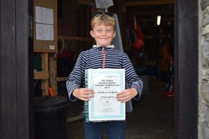 Fishing competition winner at Gorran Haven